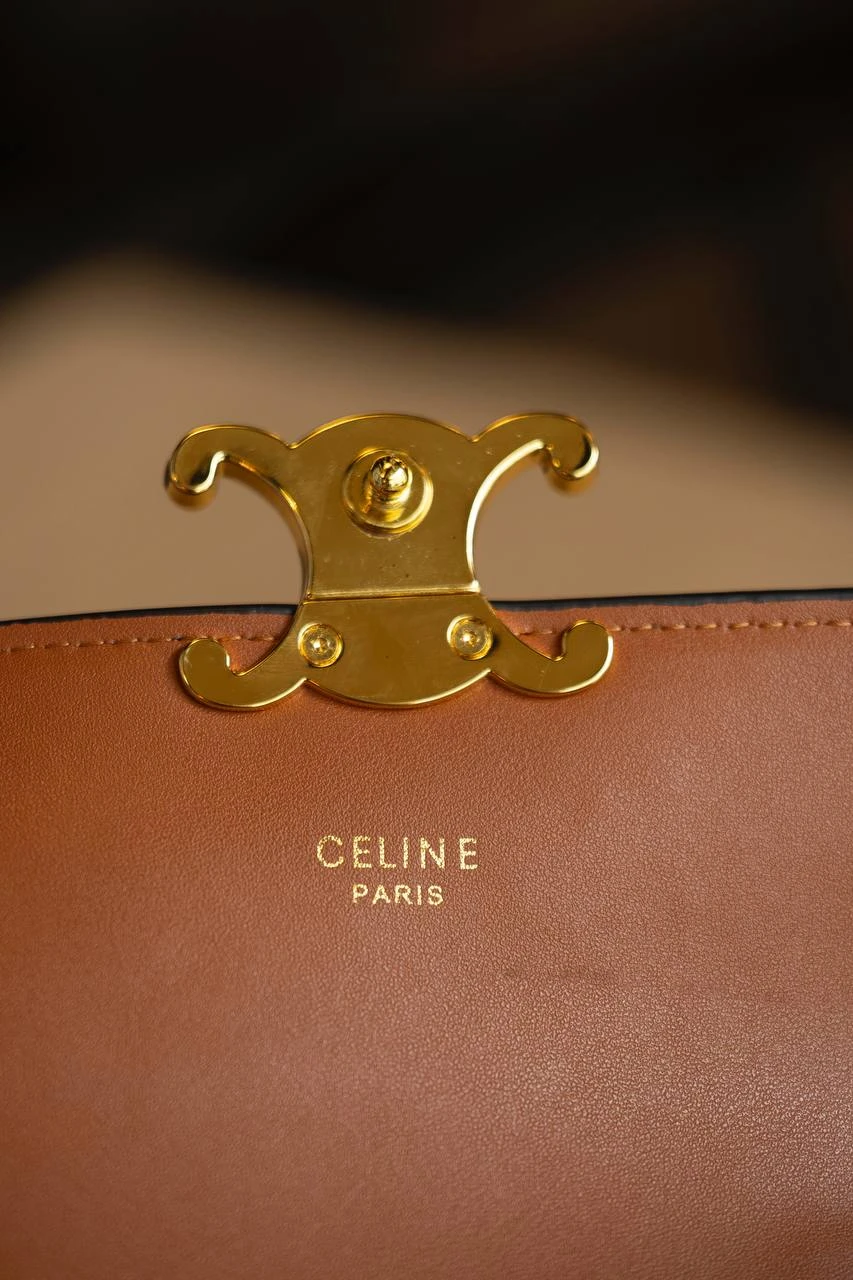 Celine Lola Triomphe Brown/Gold - Зображення 8