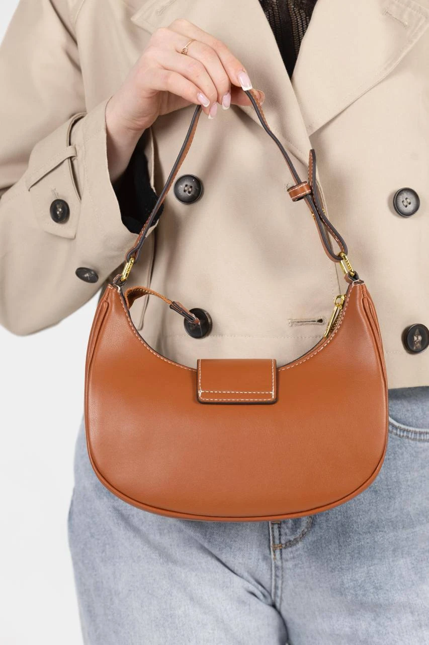 Celine Medium Ava Triomphe Tan Brown/Gold - Зображення 2