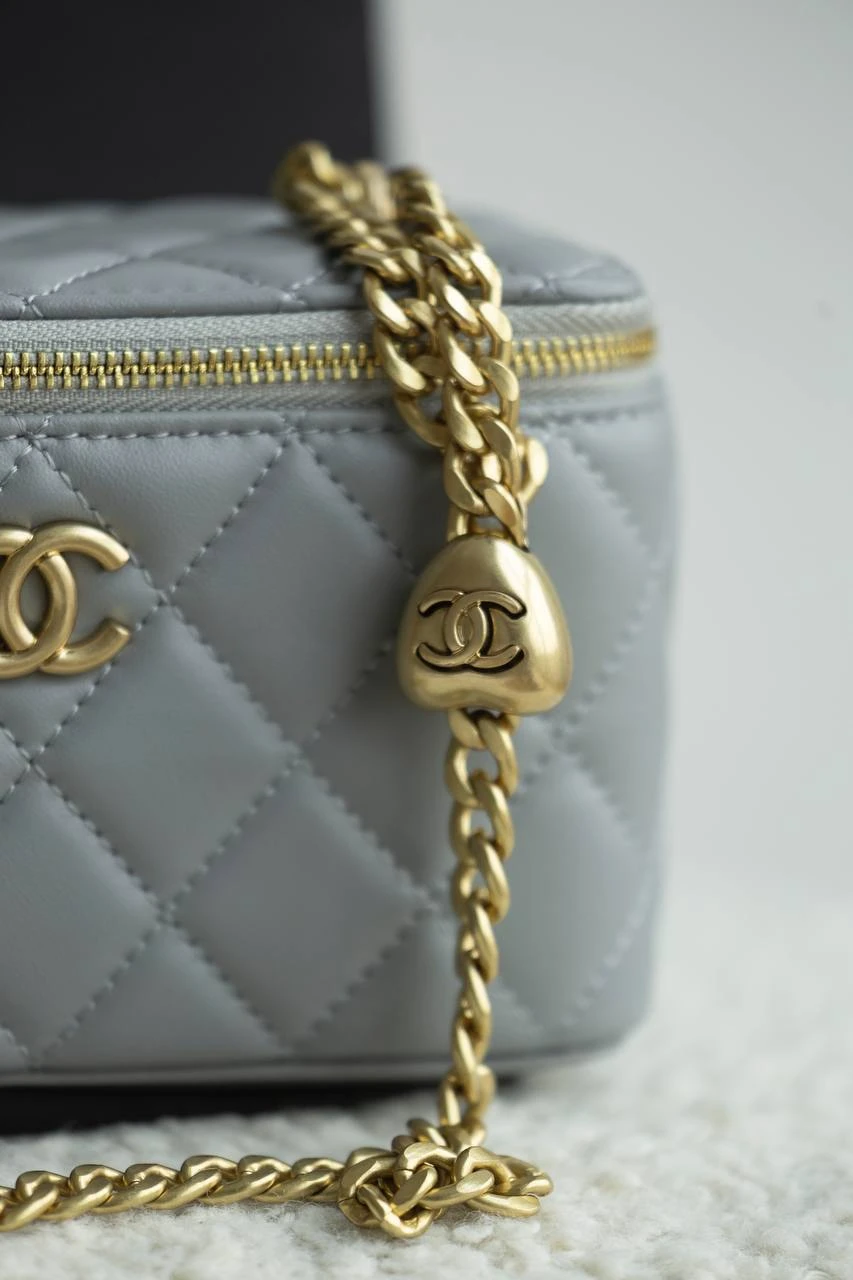 Chanel Mini Vanity Case Gray/Gold - Зображення 11