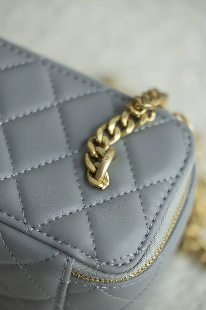 Chanel Mini Vanity Case Gray/Gold - Зображення 6