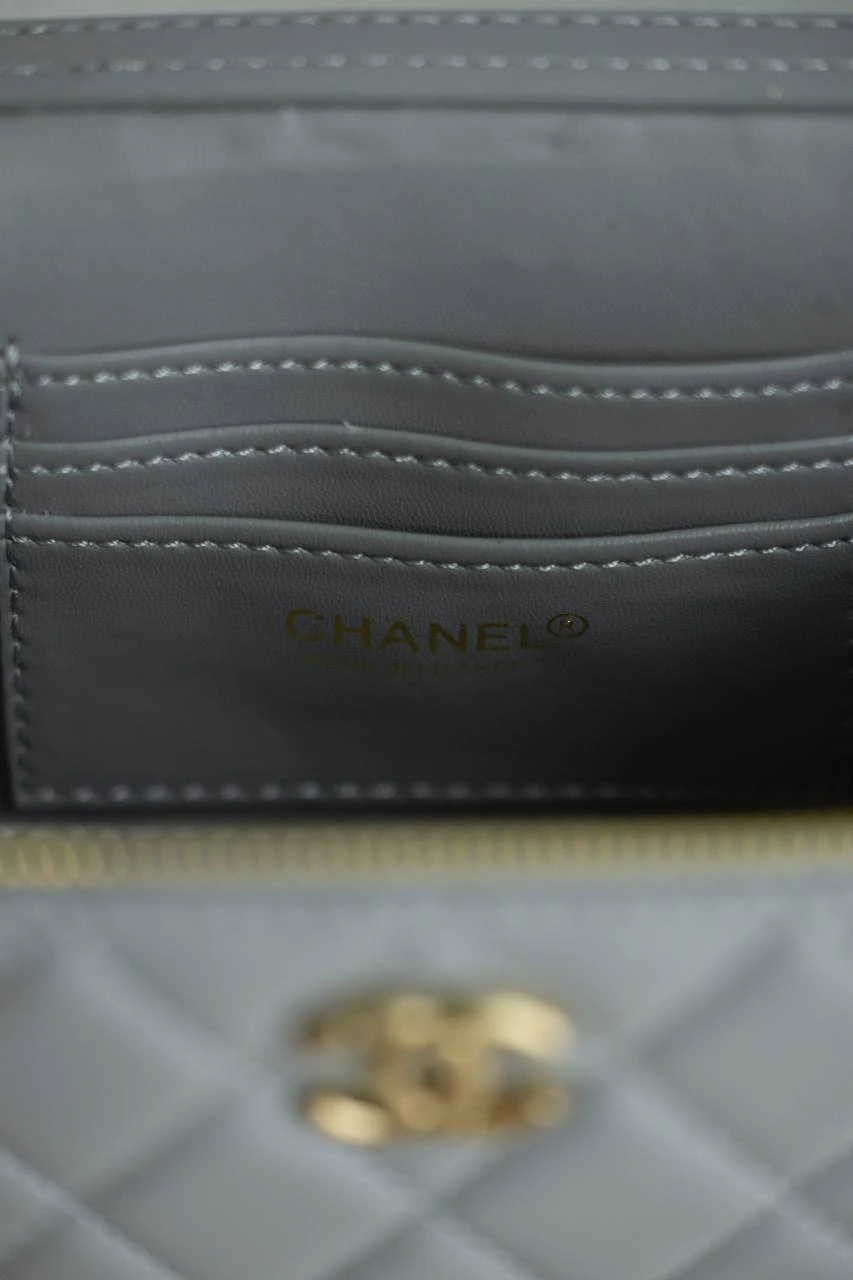 Chanel Mini Vanity Case Gray/Gold - Зображення 9