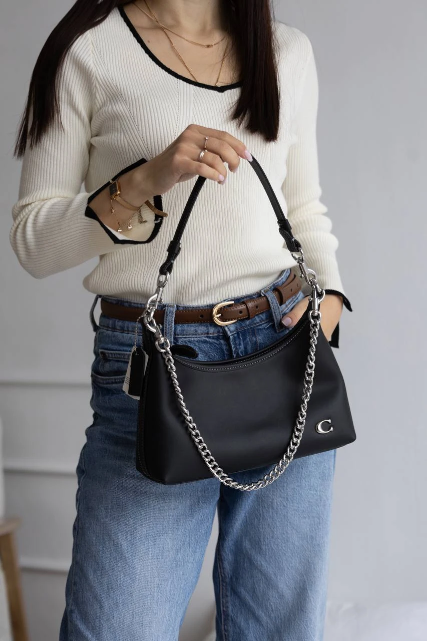 Coach Juliet Shoulder Bag 25 Black/Silver