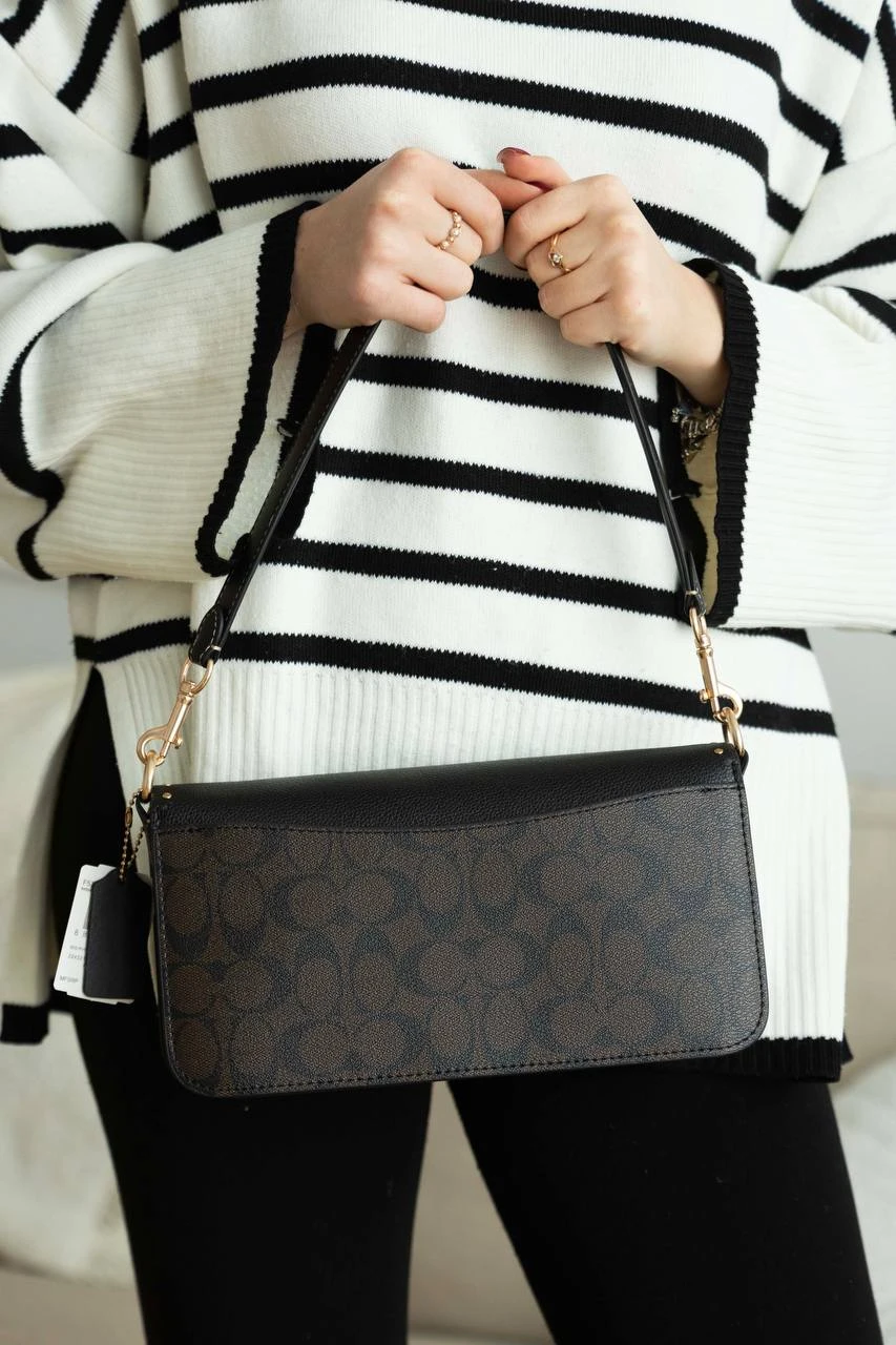 Coach Morgan Colorblock Signature Canvas Black/Gold - Зображення 2