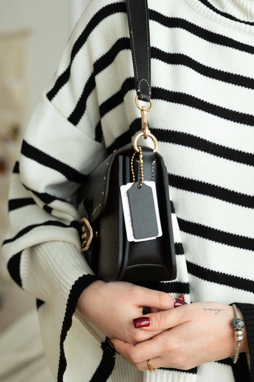 Coach Morgan Colorblock Signature Canvas Black/Gold - Зображення 3