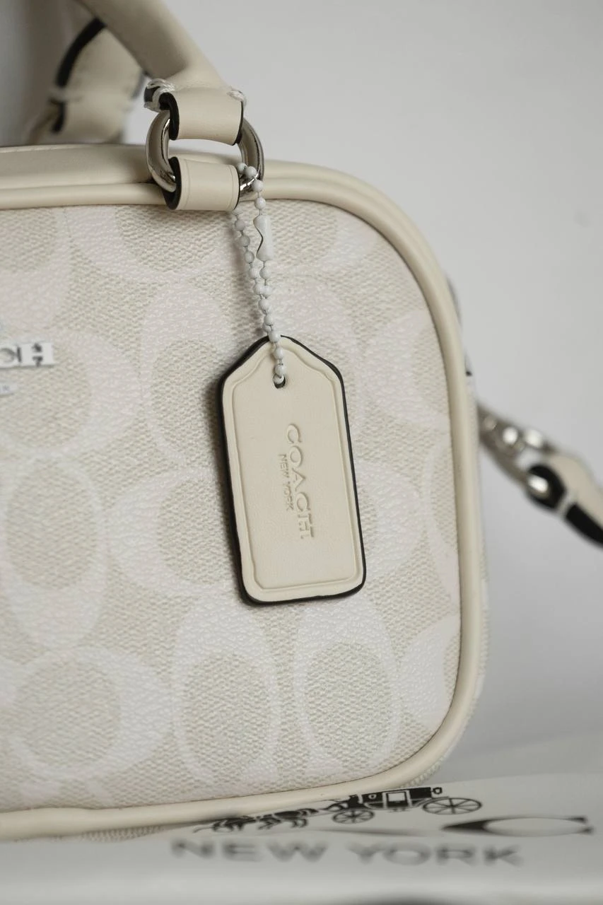 Coach Rowan Satchel White/Silver - Зображення 9