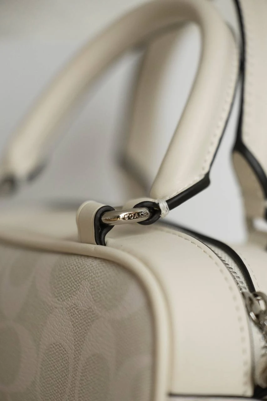 Coach Rowan Satchel White/Silver - Зображення 10