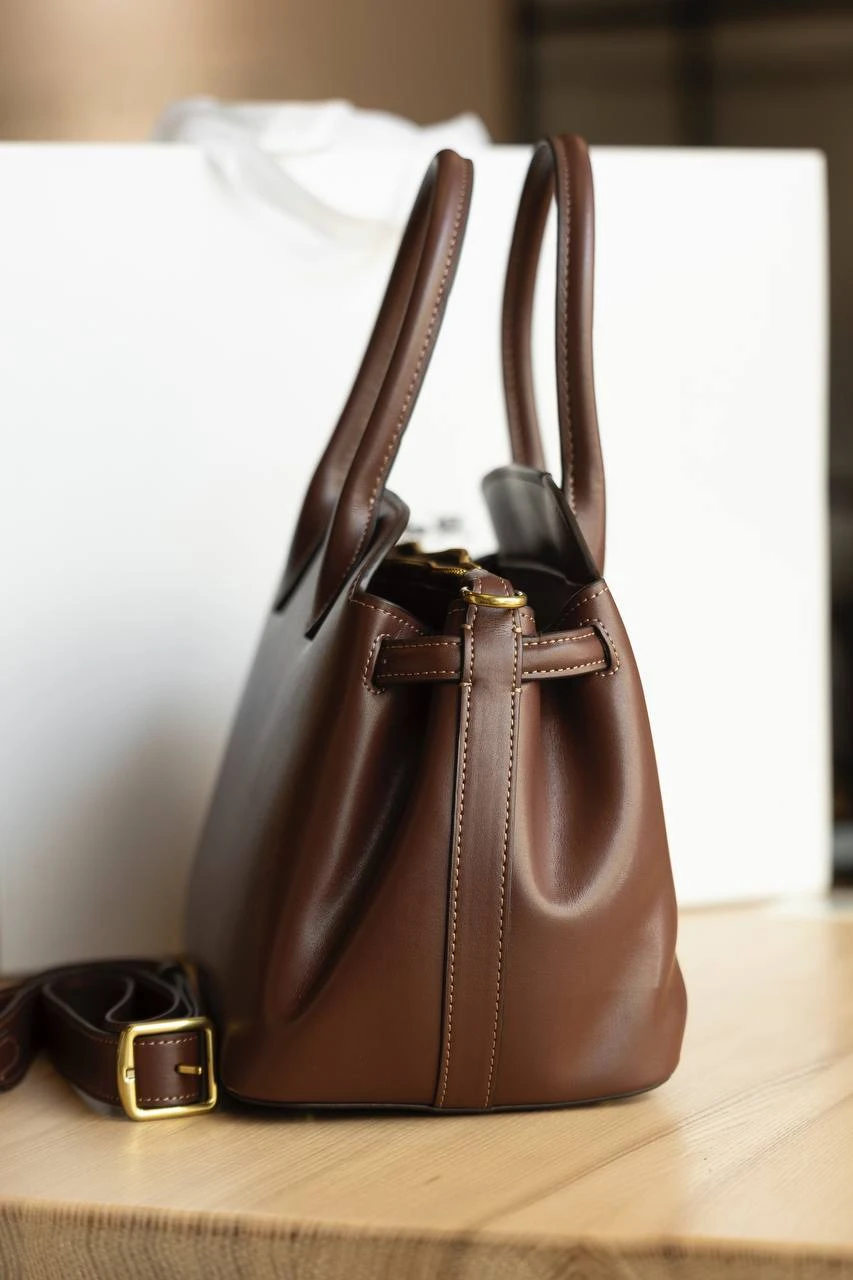 Coach Soft Empire Carryall Bag 28 Brown/Gold - Зображення 4