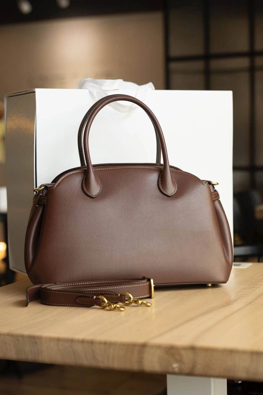 Coach Soft Empire Carryall Bag 28 Brown/Gold - Зображення 3