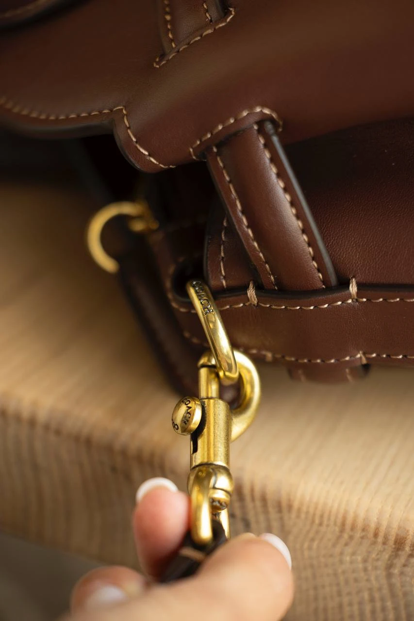 Coach Soft Empire Carryall Bag 28 Brown/Gold - Зображення 5