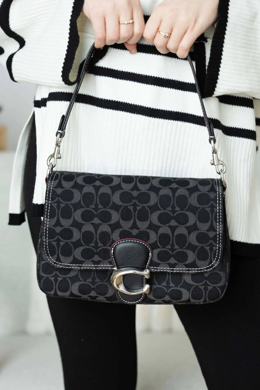 Coach Soft Tabby Black/Silver - Зображення 2