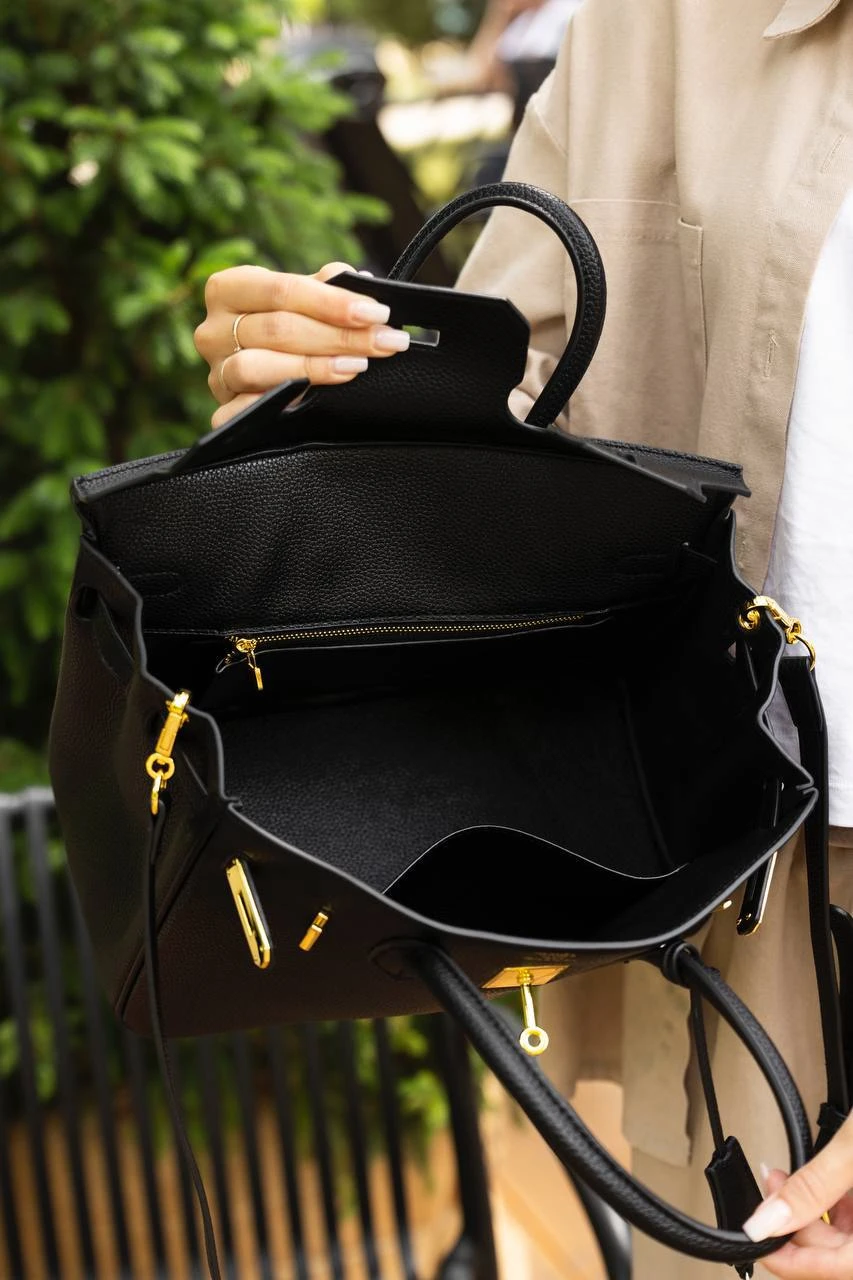 Hermes Birkin 25 Black/Gold - Зображення 6