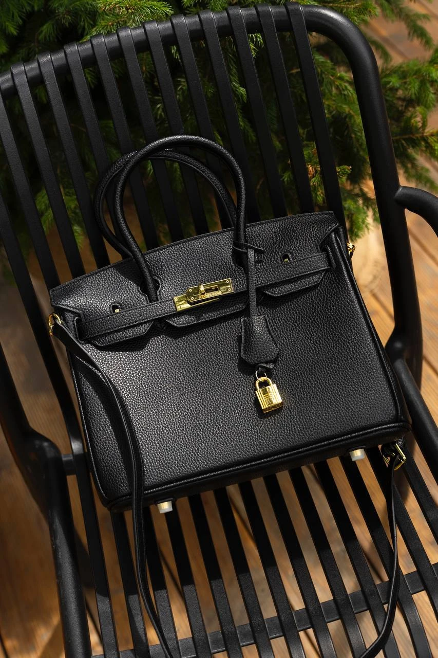 Hermes Birkin 25 Black/Gold - Зображення 3
