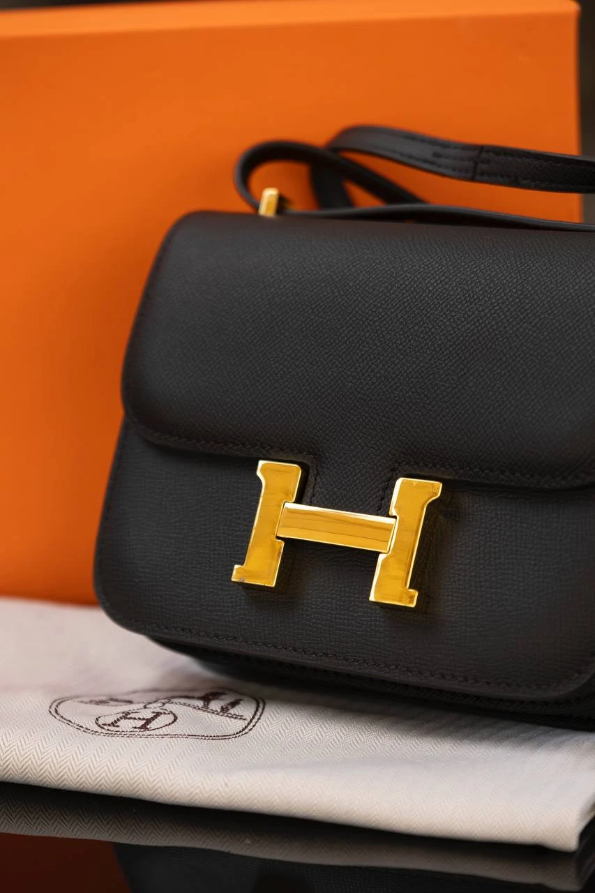 Hermes Constance 18 Epsom Black/Gold - Зображення 9