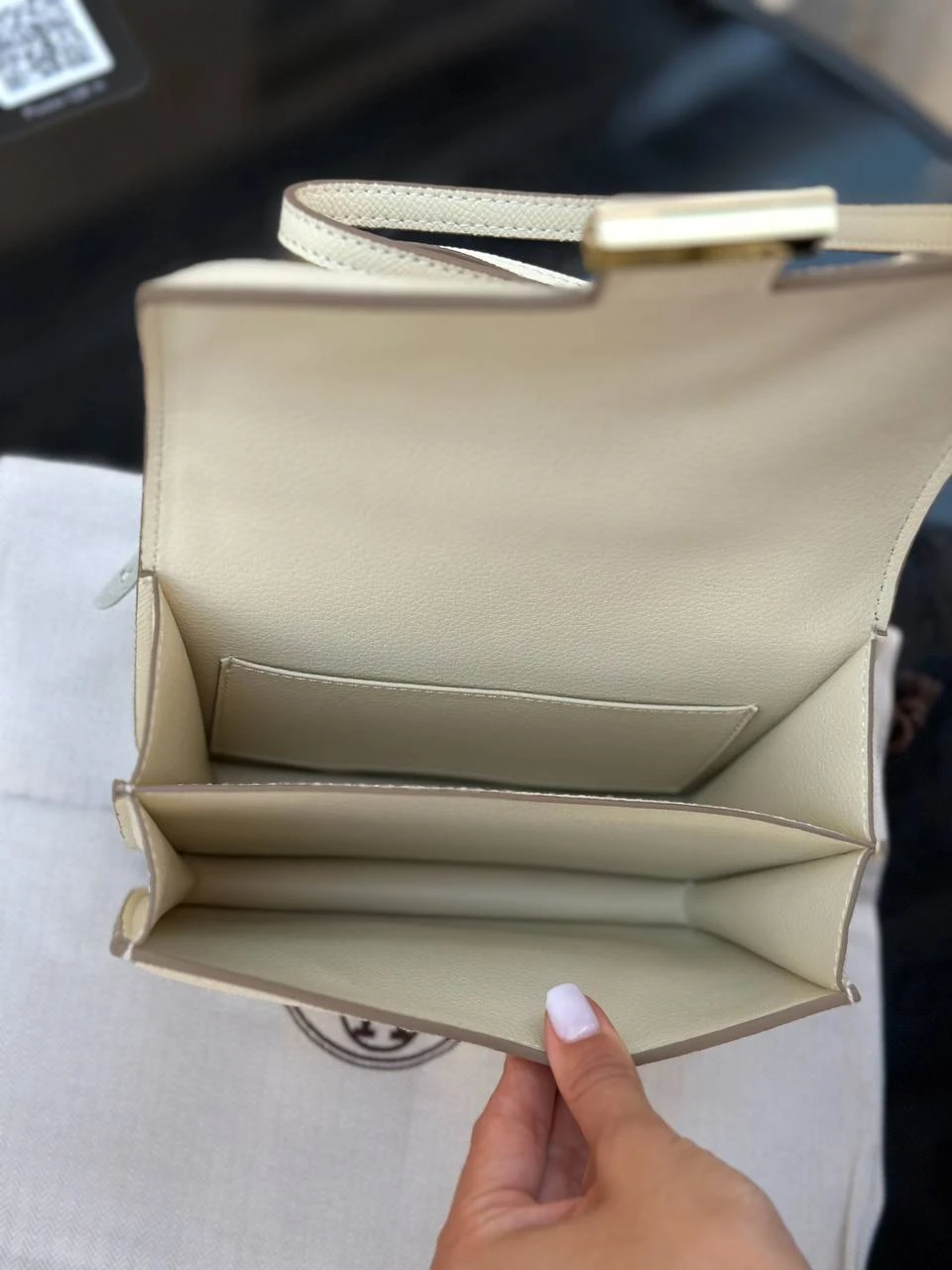 Hermes Constance 18 Epsom White/Gold - Зображення 8