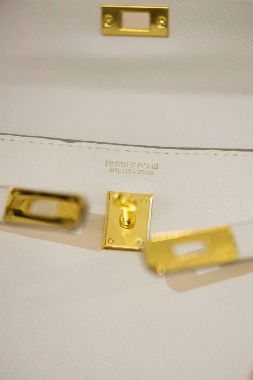 Hermes Kelly Danse II White/Gold - Зображення 6