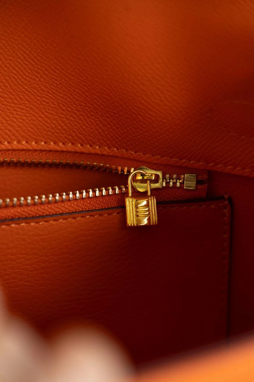 Hermes Kelly Orange/Gold - Зображення 5