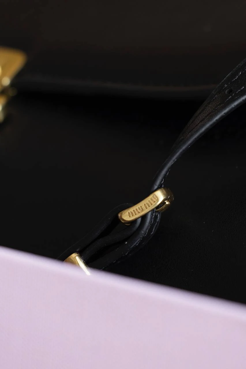Miu Miu Nappa Black/Gold - Зображення 7