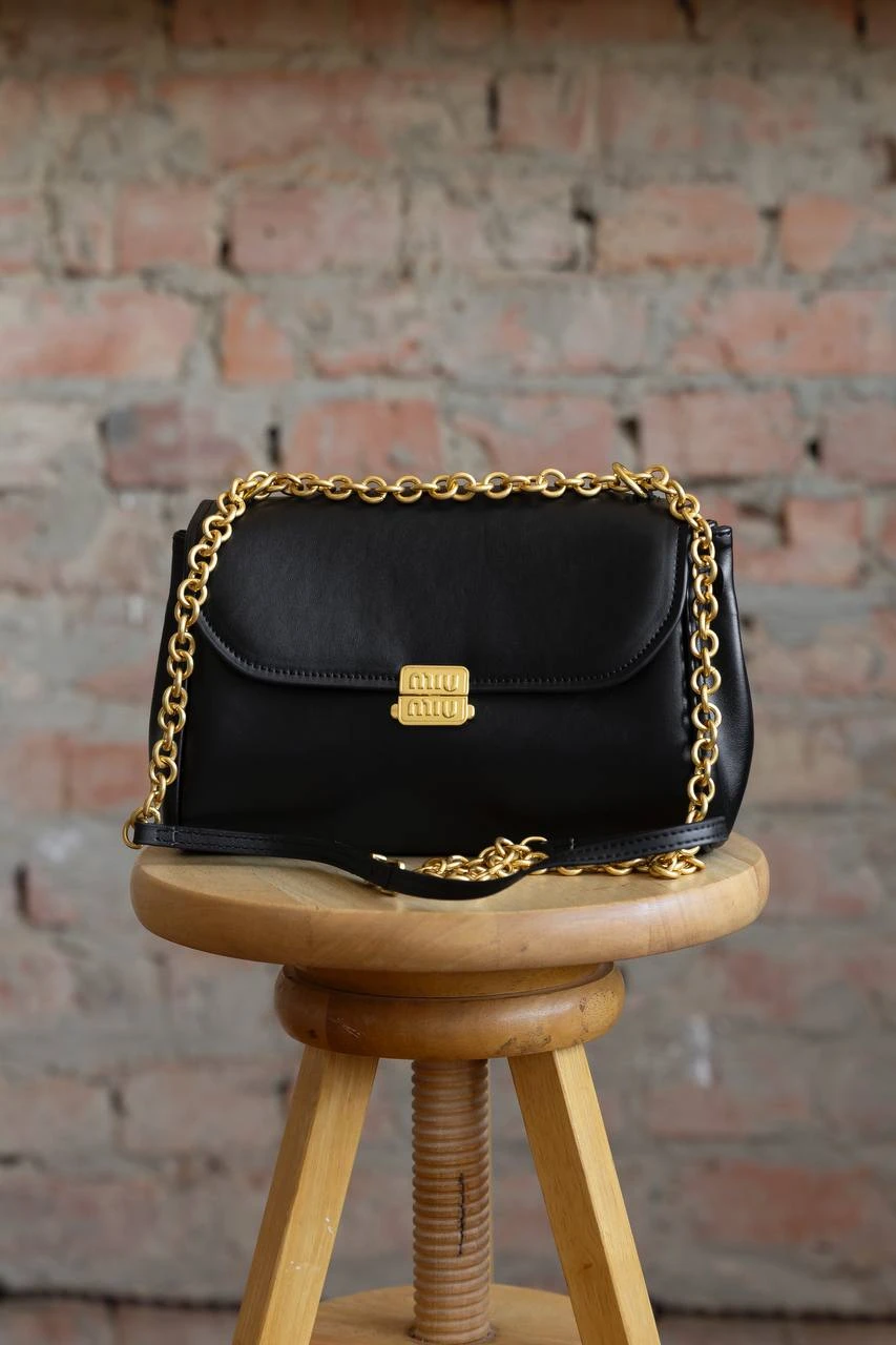 Miu Miu Nappa Black/Gold - Зображення 10