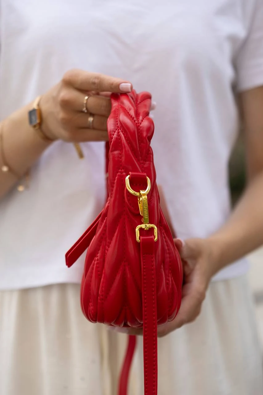 Miu Miu Wander Matelassé Nappa Red/Gold - Зображення 4