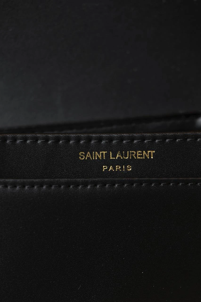 Yves Saint Laurent Solferino Satchel Bag Black/Bronze - Зображення 9